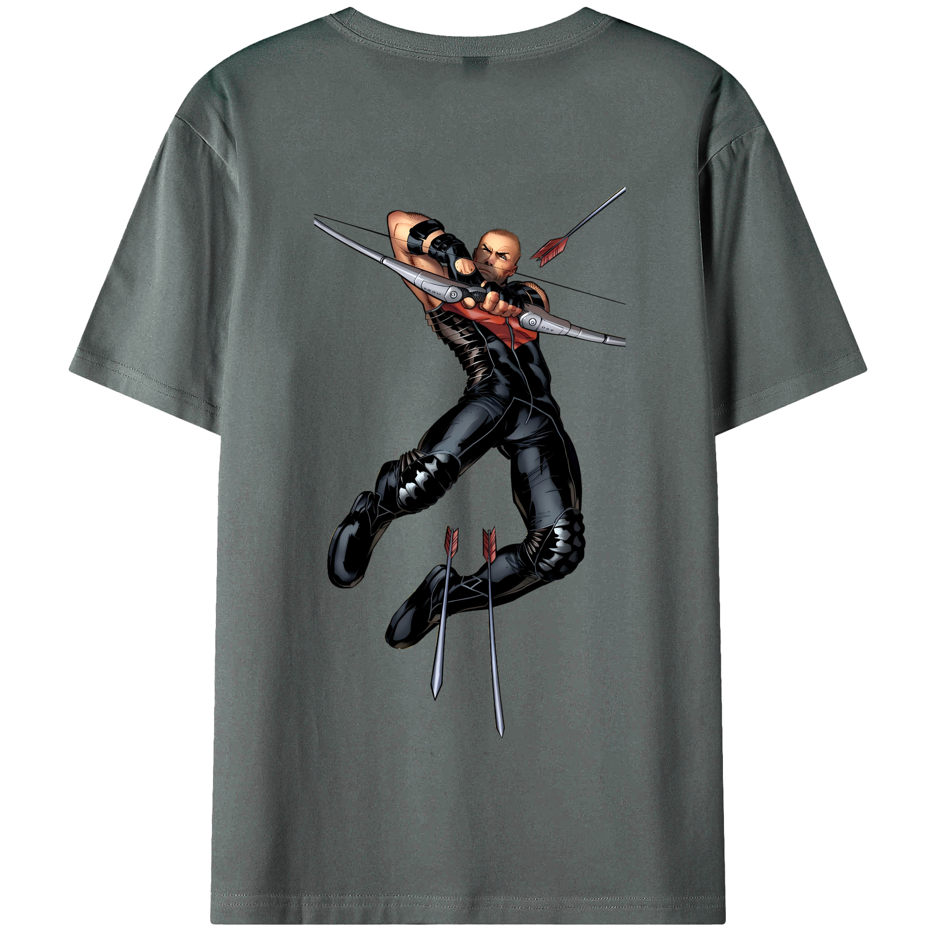 （画像用） アベンジャーズ The Avengers 綿100％半袖Tシャツ（背面プリント）